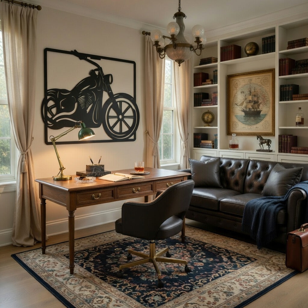 Open Road - laser-cut metal wall art