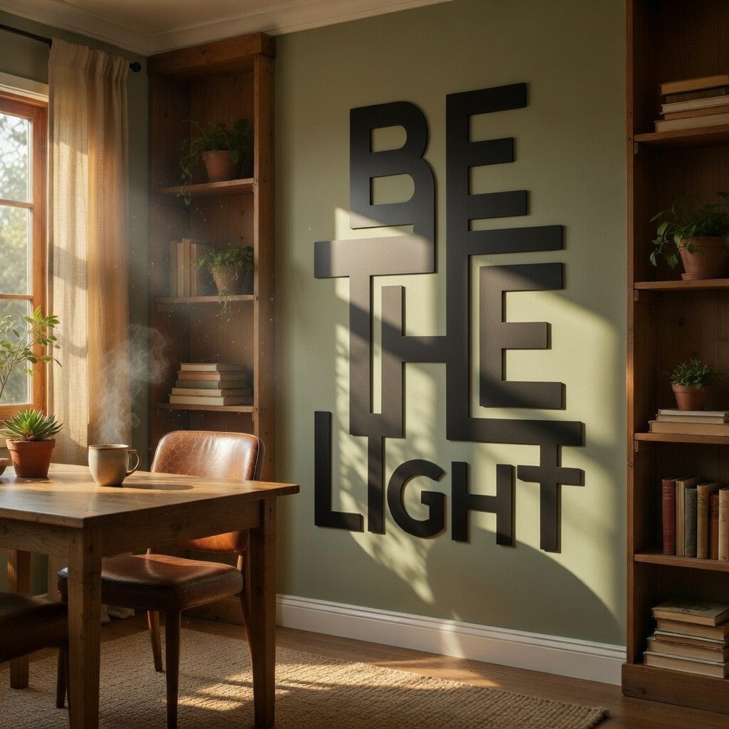 Own Your Glow - laser-cut metal wall art
