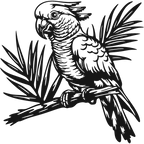 Painted Wings - laser-cut metal wall art