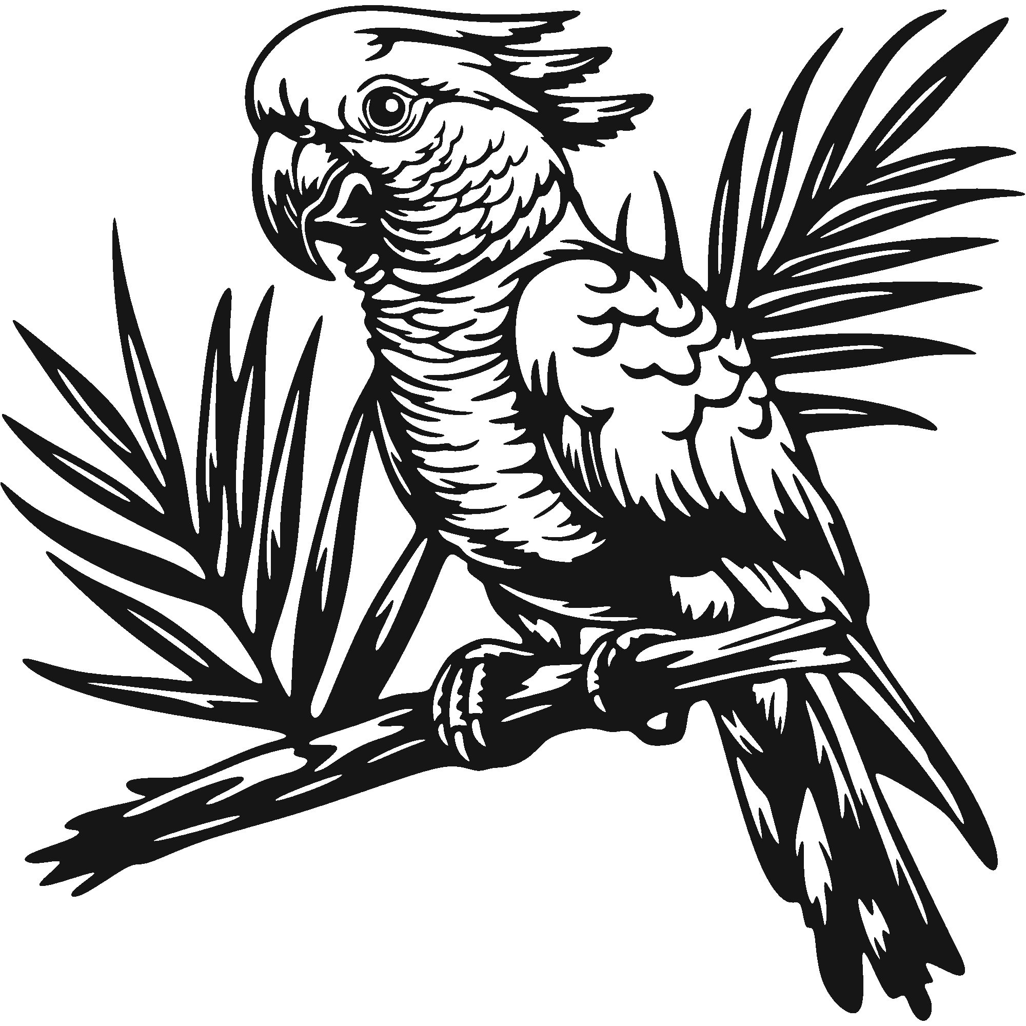 Painted Wings - laser-cut metal wall art