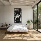 Palm Shore - laser-cut metal wall art