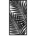 Palm Sweep - laser-cut metal wall art