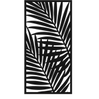 Palm Sweep - laser-cut metal wall art