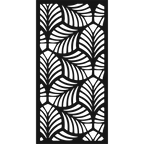 Palm Twist - laser-cut metal wall art