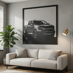 Pavement King - laser-cut metal wall art