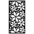 Petal Lattice - laser-cut metal wall art