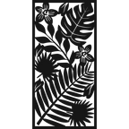 Petal Meet - laser-cut metal wall art