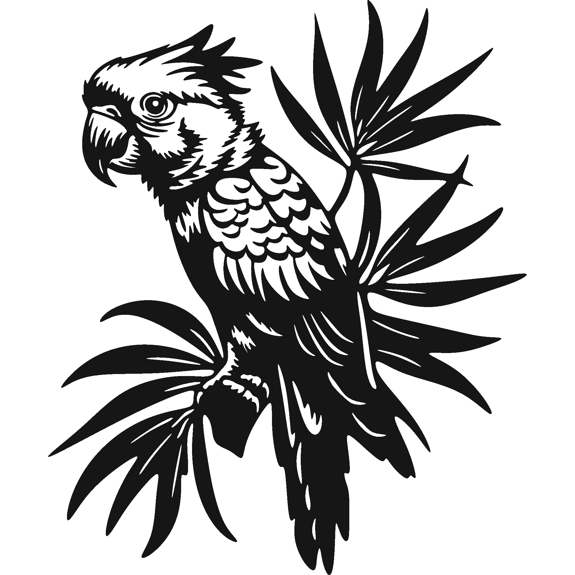 Riot Feathers - laser-cut metal wall art