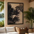 Shade Seeker - laser-cut metal wall art