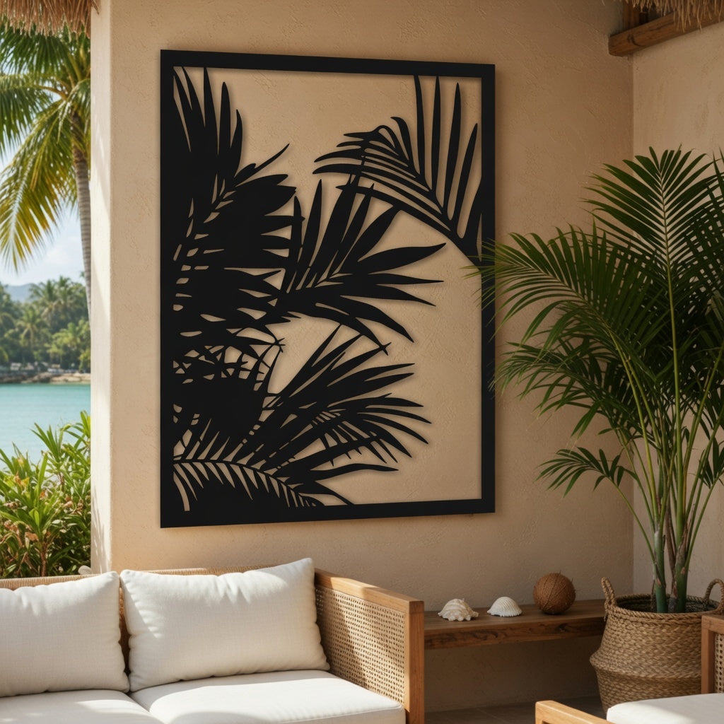 Shade Seeker - laser-cut metal wall art