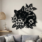 Soft Hours - laser-cut metal wall art