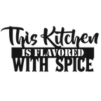 Spice Rule - laser-cut metal wall art