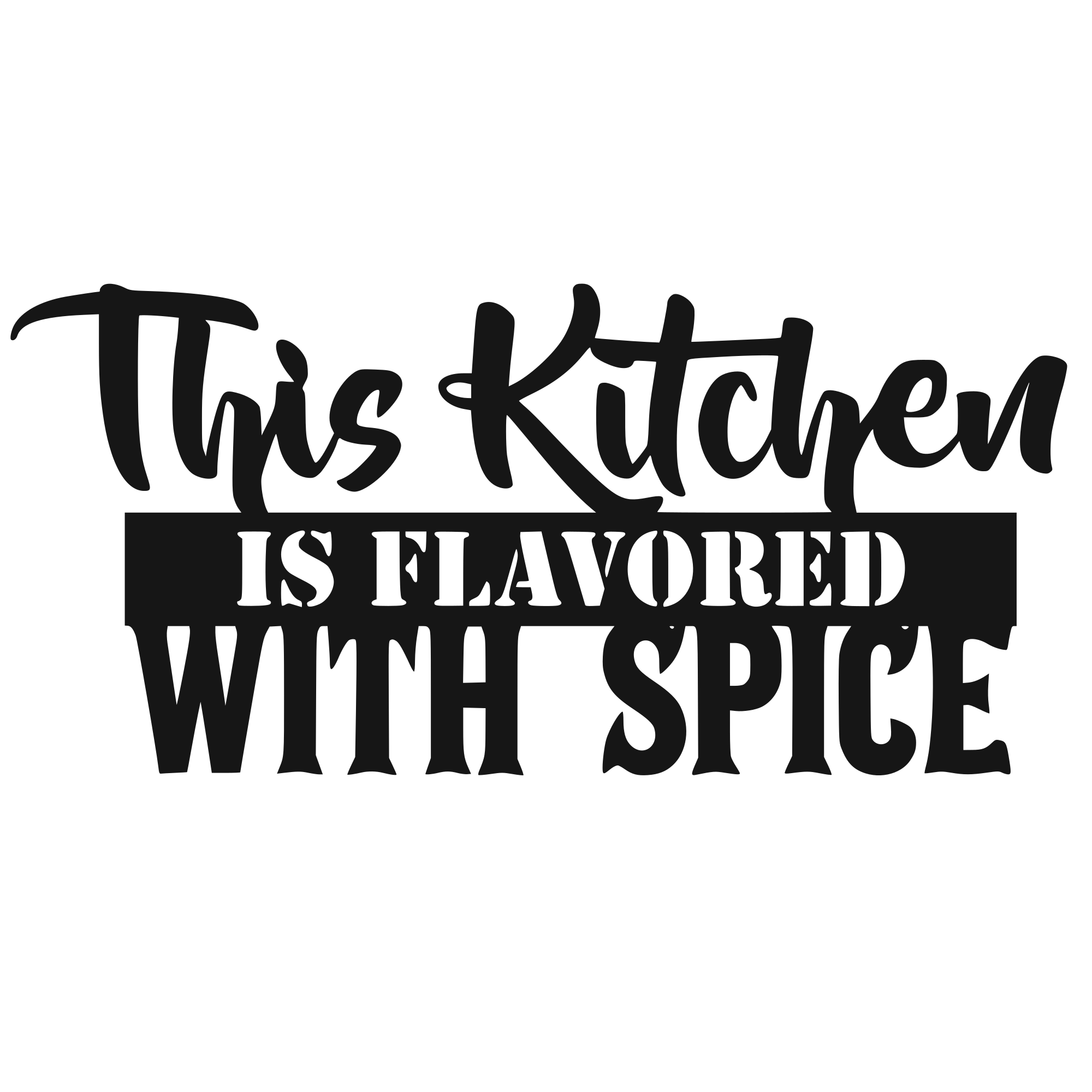 Spice Rule - laser-cut metal wall art