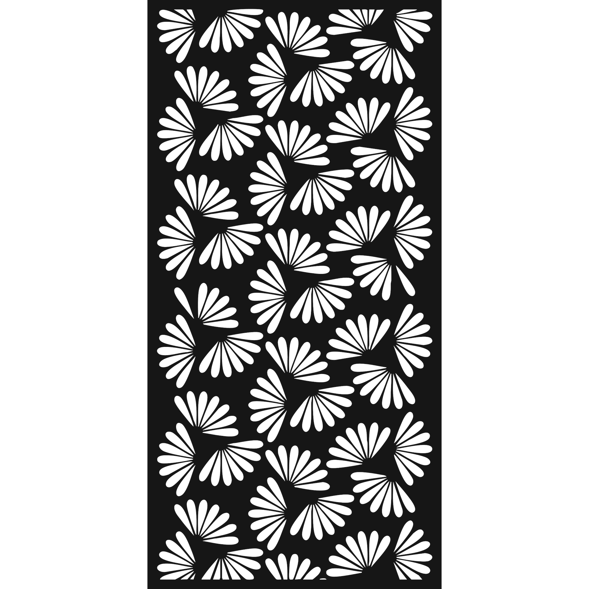 Spin Daisy - laser-cut metal wall art