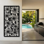 Spoke Garden - laser-cut metal wall art