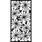 Spoke Garden - laser-cut metal wall art