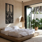 Still Reeds - laser-cut metal wall art