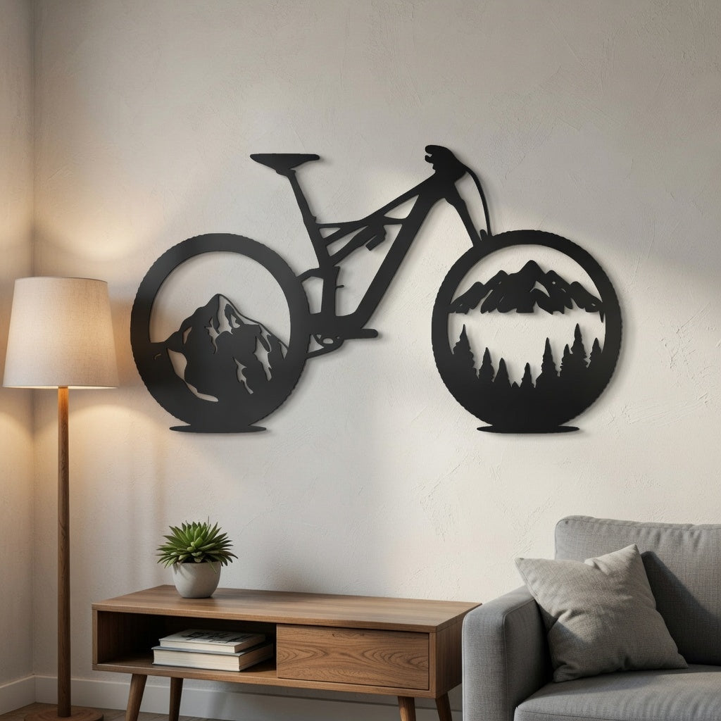 Summit Chaser - laser-cut metal wall art