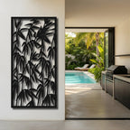 Tall Cane - laser-cut metal wall art