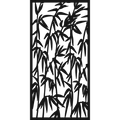 Tall Cane - laser-cut metal wall art