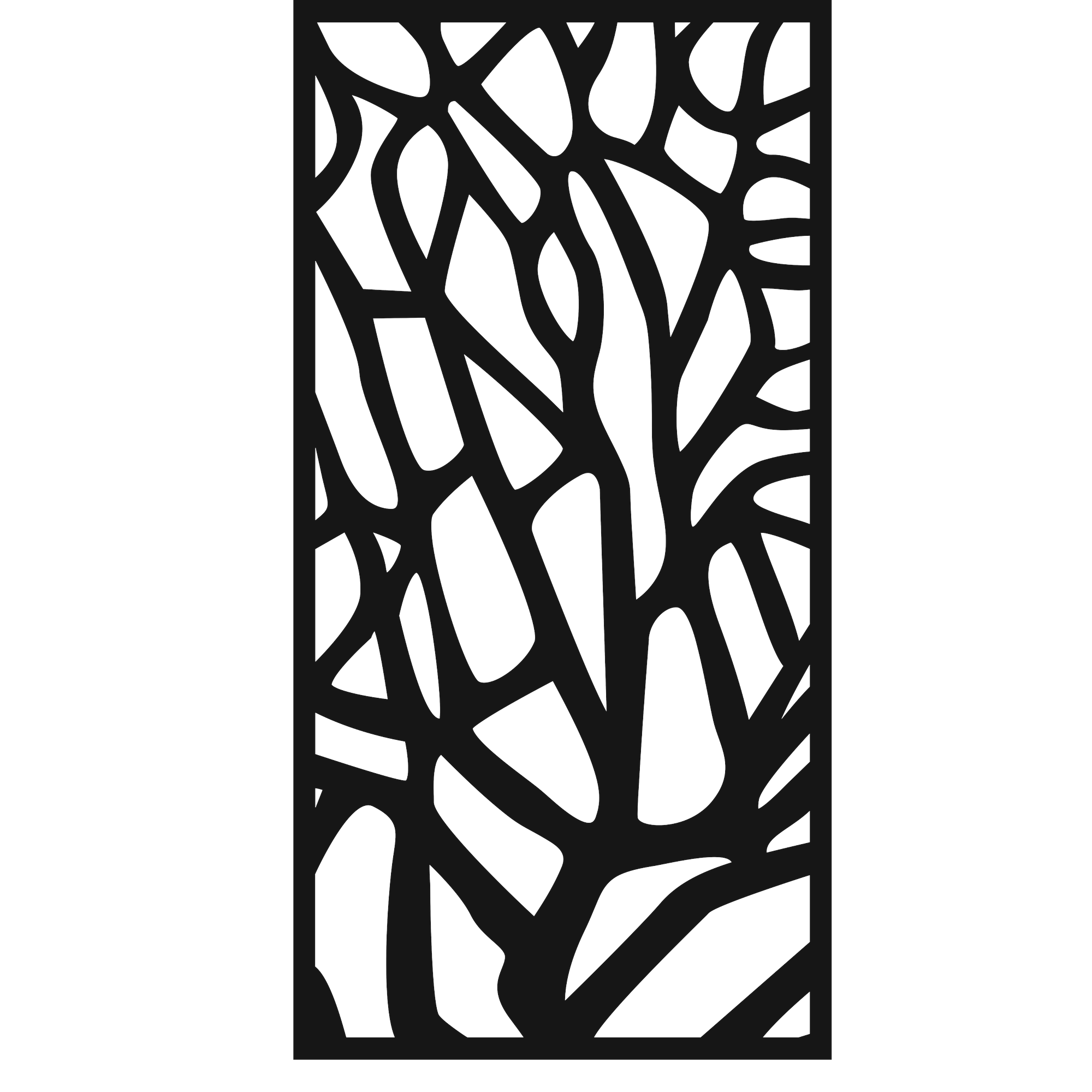 Thorn Maze - laser-cut metal wall art