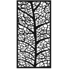 Vein Web - laser-cut metal wall art