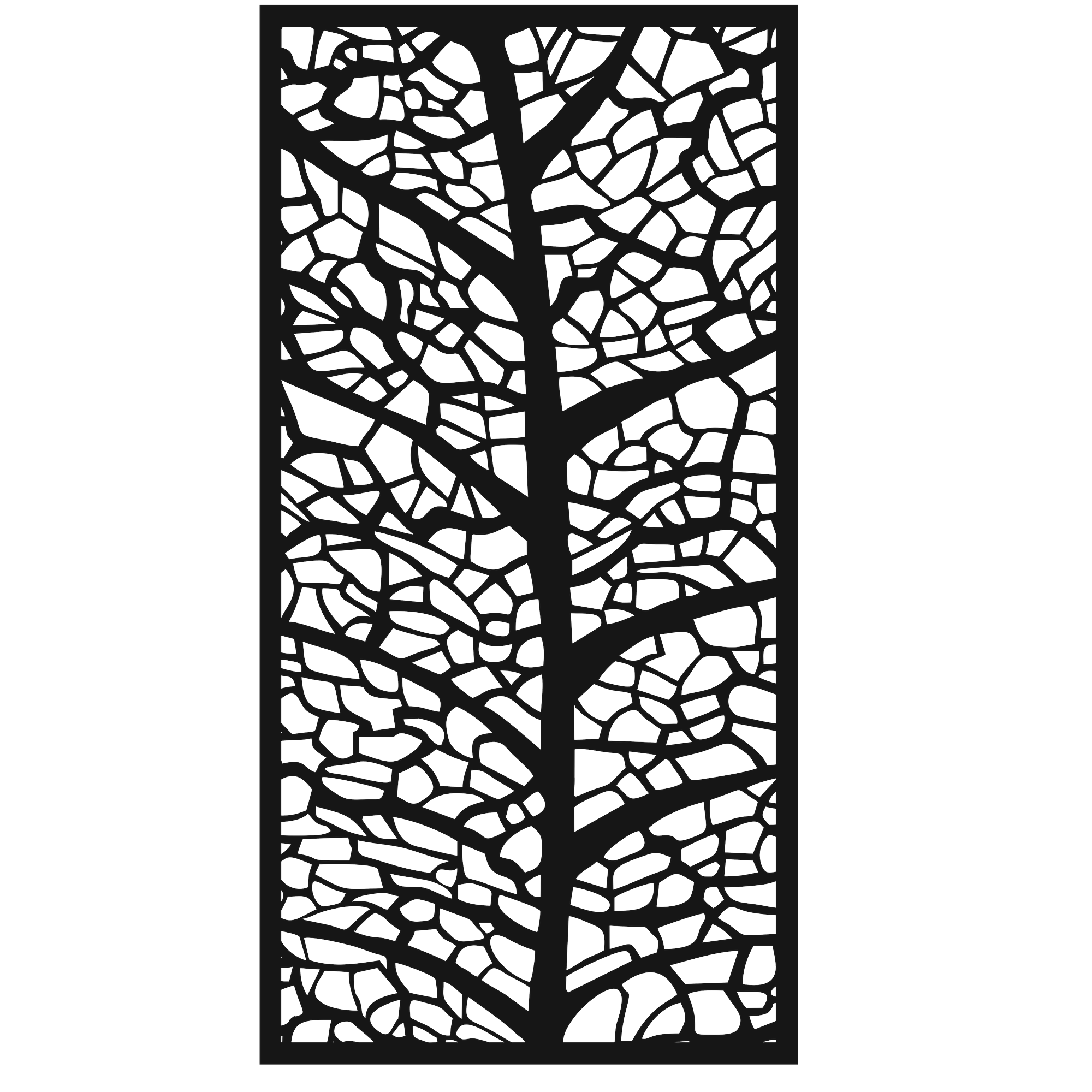 Vein Web - laser-cut metal wall art