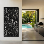 Wild Garden - laser-cut metal wall art