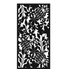 Wild Garden - laser-cut metal wall art