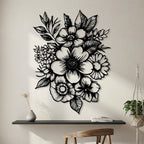 Wildly Soft - laser-cut metal wall art