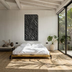 Willow Flow - laser-cut metal wall art
