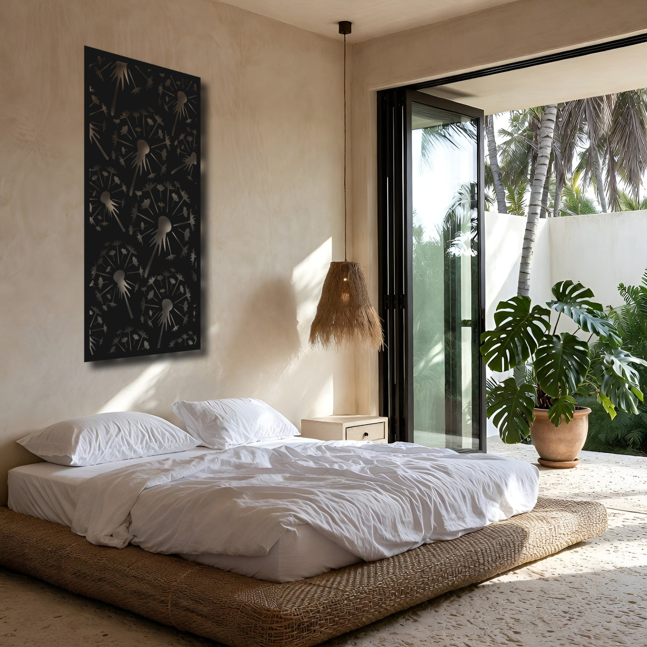 Wish Scatter - laser-cut metal wall art