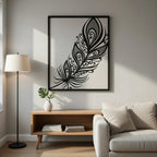 Written In Air - laser-cut metal wall art