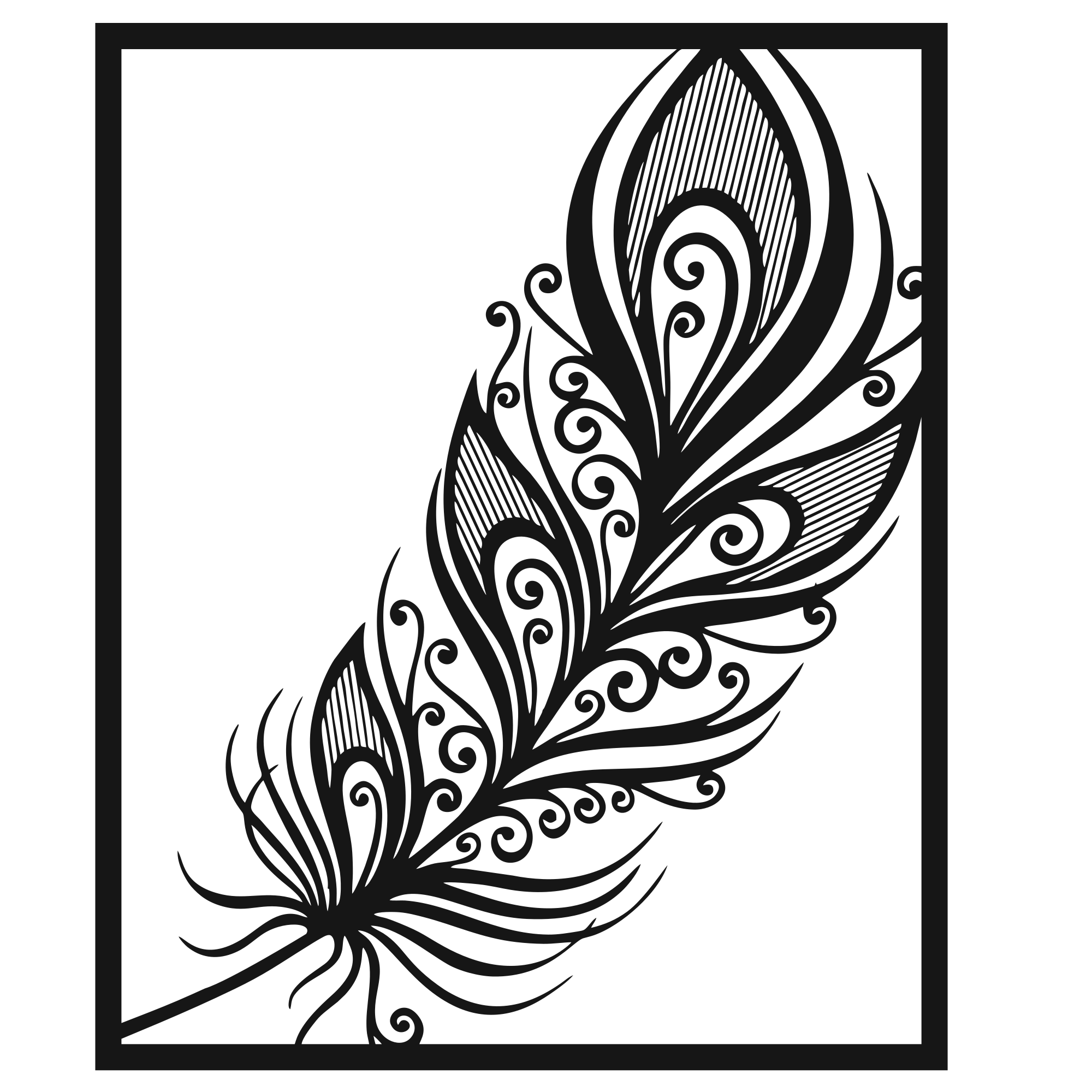 Written In Air - laser-cut metal wall art