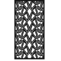 Flame Weave - laser-cut metal wall art