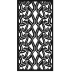 Flame Weave - laser-cut metal wall art