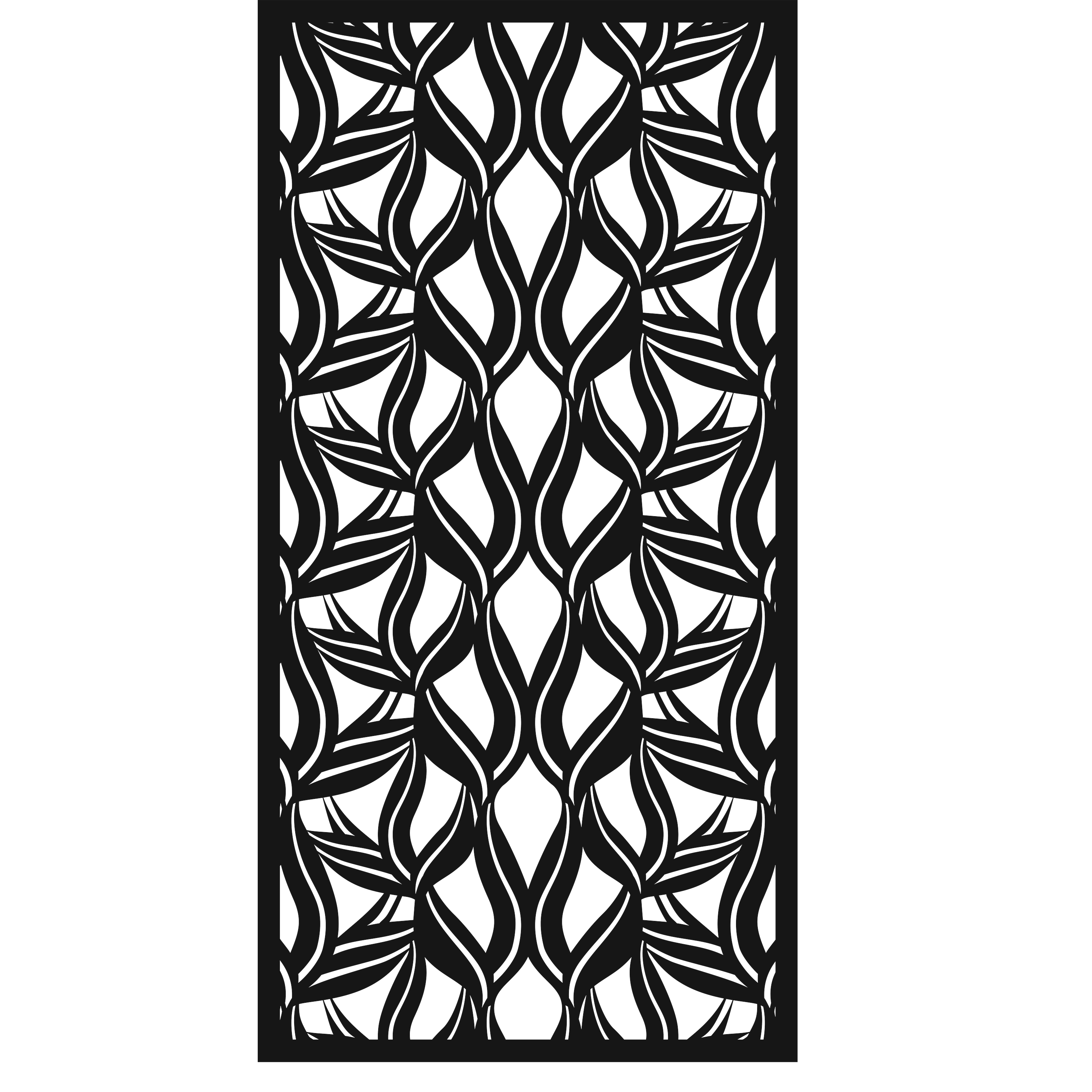 Flame Weave - laser-cut metal wall art